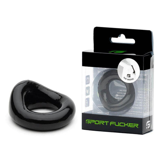 Sport Fucker Wedge - Black Cock Ring - SF13023