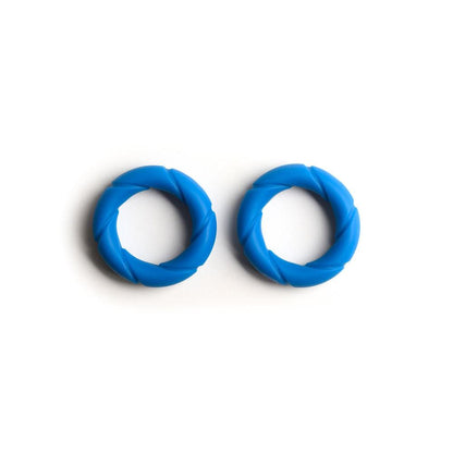 Sport Fucker Ready Rings - Blue Cock Rings - 2 Pack - SF23138