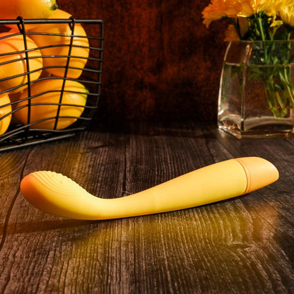 Selopa LEMON SQUEEZE - Yellow 18.4 cm USB Rechargeable Vibrator - SL-RS-3311-2