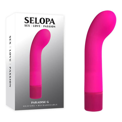 Selopa PARADISE G - Pink 12.7 cm USB Rechargeable Vibrator - SL-RS-3380-2