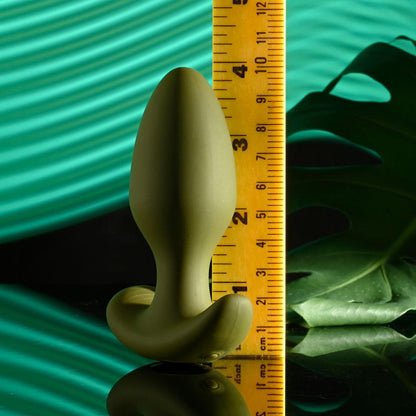 Selopa THE COLONEL - Green 10.1 cm USB Rechargeable Vibrating Butt Plug with Wireless Remote - SL-RS-4226-2