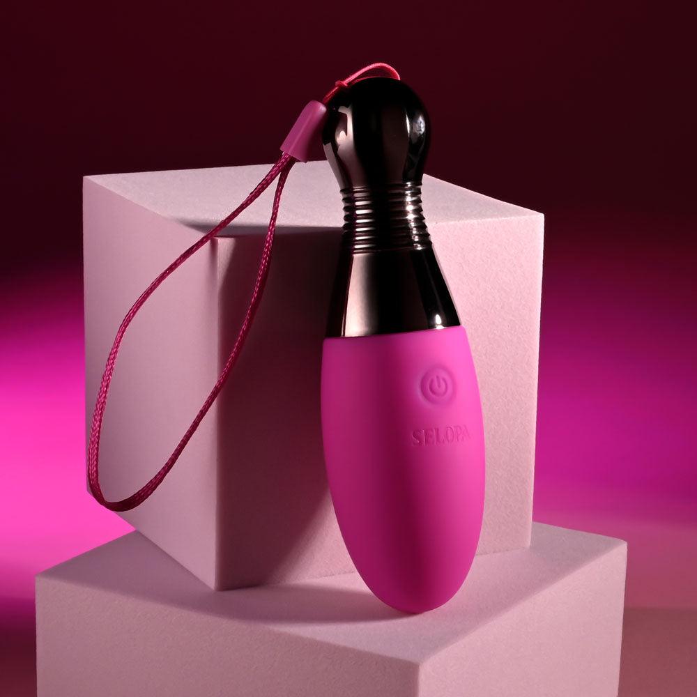 Selopa COMPANION - Pink 11.9 cm USB Rechargeable Vibrating Egg - SL-RS-5193-2