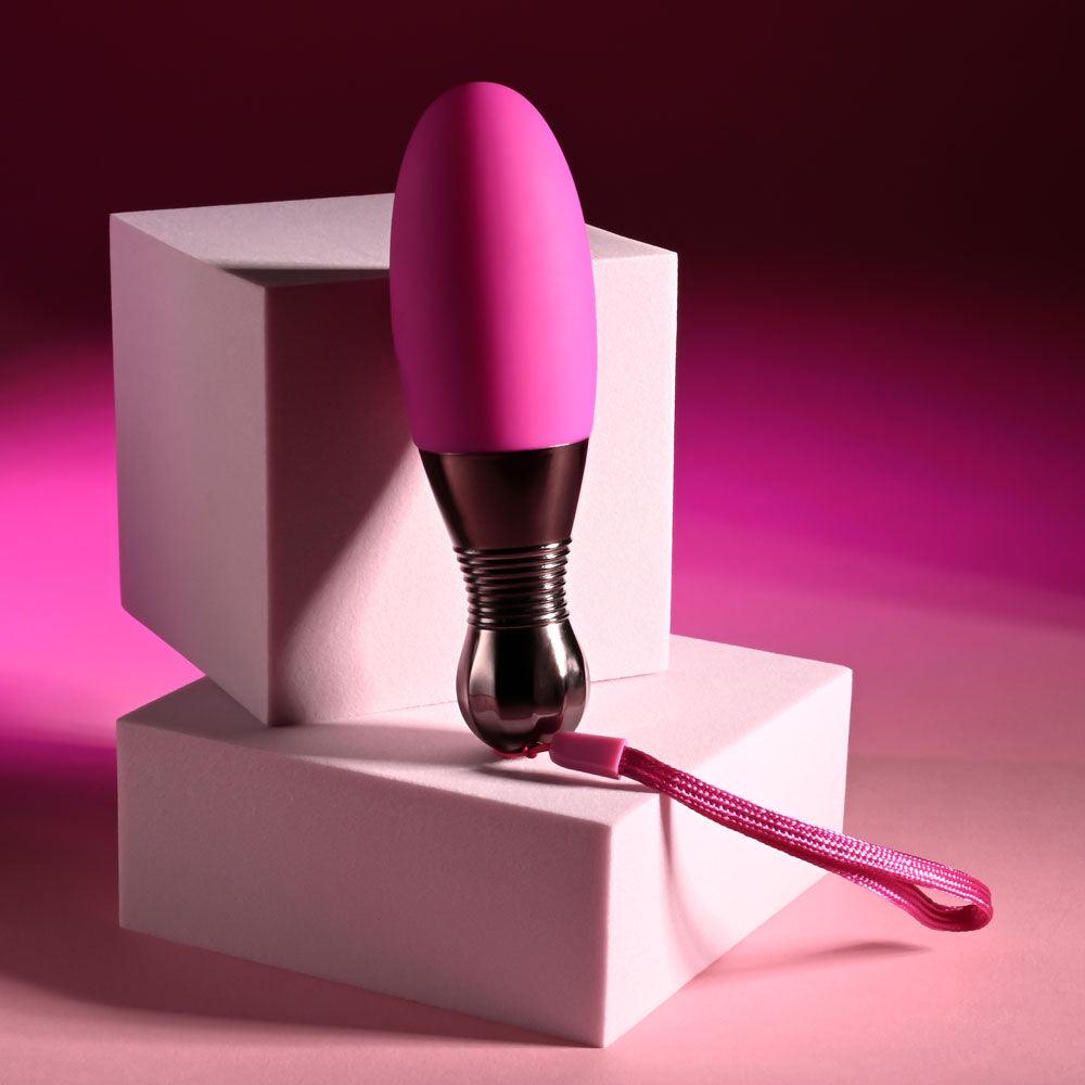 Selopa COMPANION - Pink 11.9 cm USB Rechargeable Vibrating Egg - SL-RS-5193-2