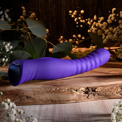 Selopa TRIXXXIE - Purple 22.2 cm USB Rechargeable Vibrator - SL-RS-5223-2