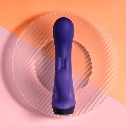 Selopa PLUM JOB - Purple 13.5 cm USB Rechargeable Rabbit Vibrator - SL-RS-5391-2