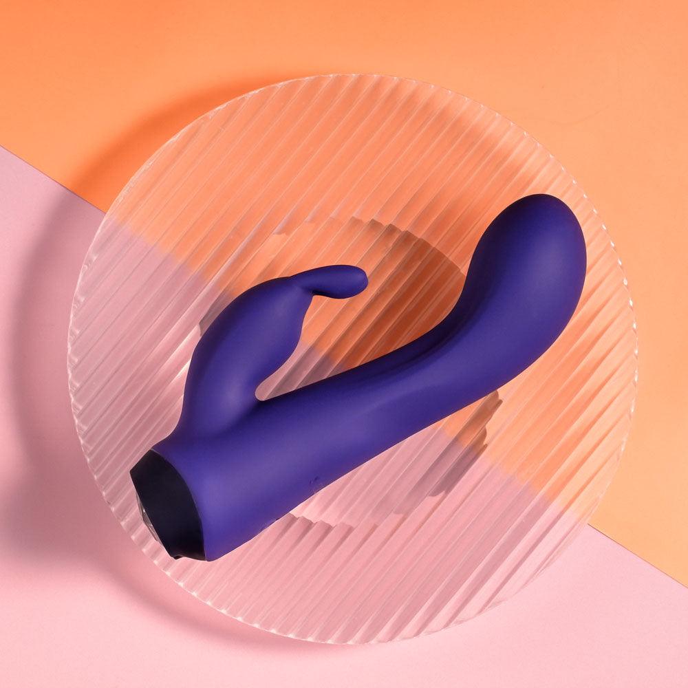 Selopa PLUM JOB - Purple 13.5 cm USB Rechargeable Rabbit Vibrator - SL-RS-5391-2