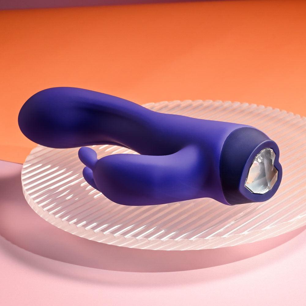 Selopa PLUM JOB - Purple 13.5 cm USB Rechargeable Rabbit Vibrator - SL-RS-5391-2