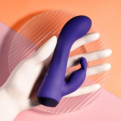 Selopa PLUM JOB - Purple 13.5 cm USB Rechargeable Rabbit Vibrator - SL-RS-5391-2