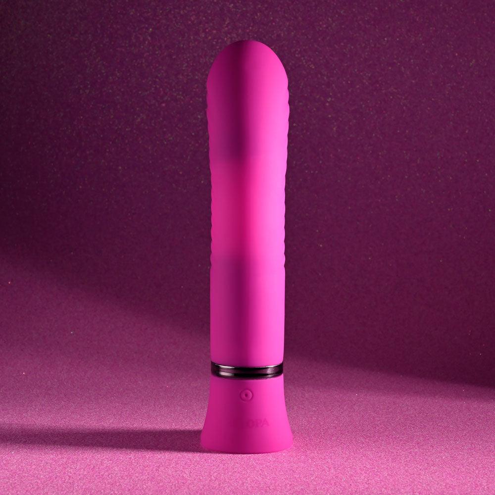 Selopa NEXT WAVE - Pink 16.4 cm USB Rechargeable Dual Vibrator - SL-RS-5469-2