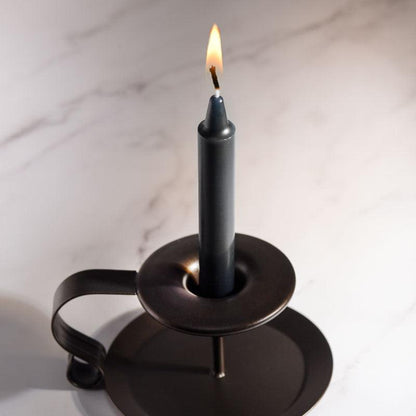 LaCire Drip Pillar Candles - Black - Black Drip Candles - Set of 3 - SS05206