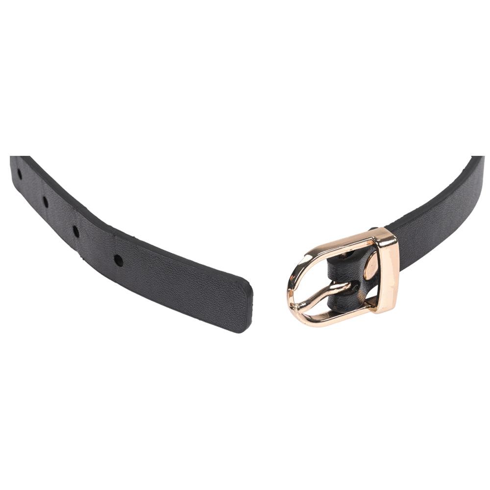 Sex & Mischief Double Buckle Day Collar - Black Collar - SS09854