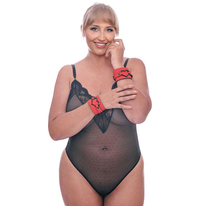 Sex & Mischief Amor Handcuffs - Red Restraints - SS09953