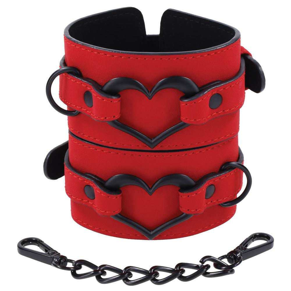 Sex & Mischief Amor Handcuffs - Red Restraints - SS09953