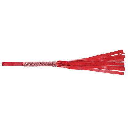 Sex & Mischief Amor Sparkle Flogger - Red 33 cm Flogger Whip - SS09955