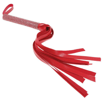 Sex & Mischief Amor Sparkle Flogger - Red 33 cm Flogger Whip - SS09955