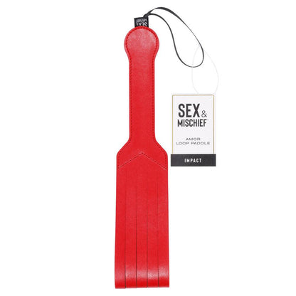 Sex & Mischief Amor Loop Paddle - Red 36.2 cm Paddle - SS09956