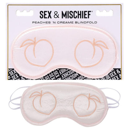 Sex & Mischief Peaches n CreaMe Blindfold - Peach Eyemask - SS09961