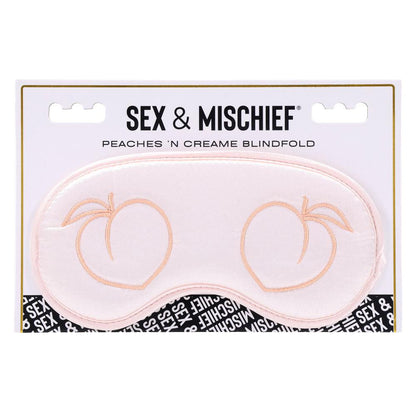 Sex & Mischief Peaches n CreaMe Blindfold - Peach Eyemask - SS09961