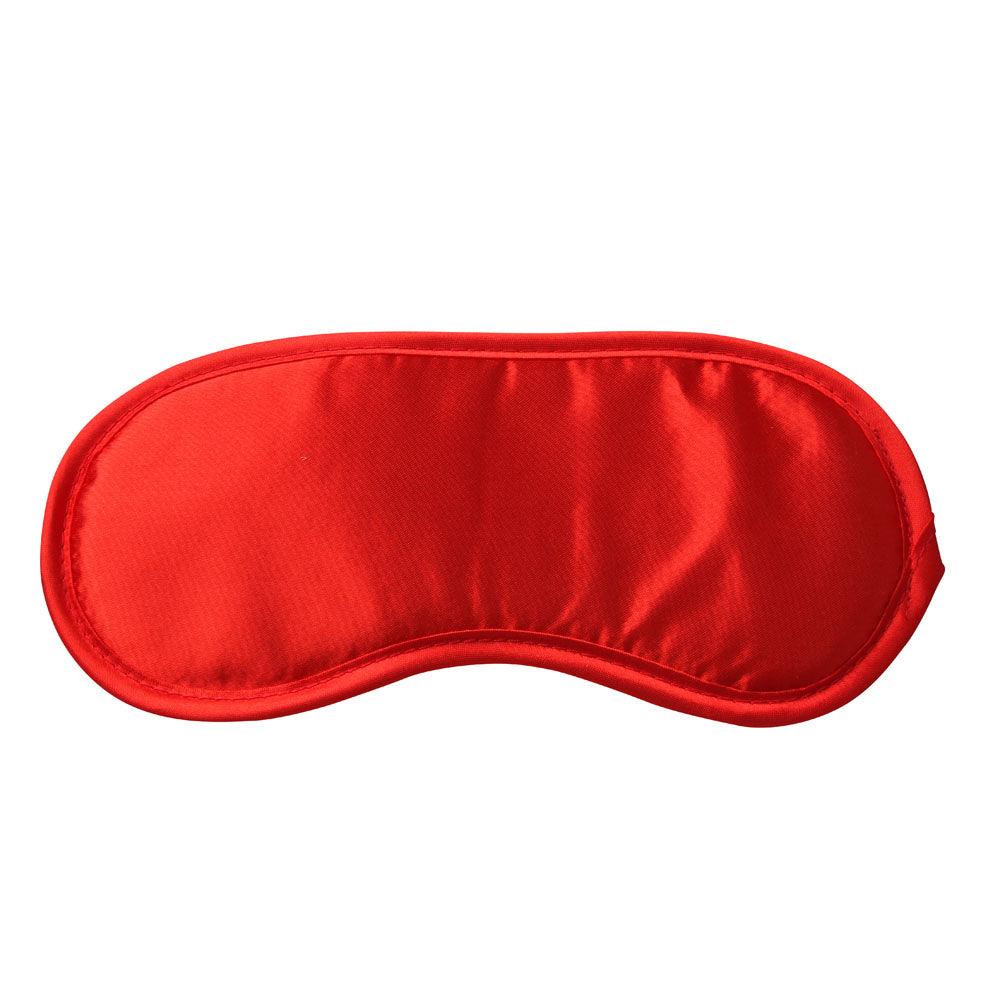 Sex & Mischief Satin Blindfold Red - Red Blindfold - SS10002