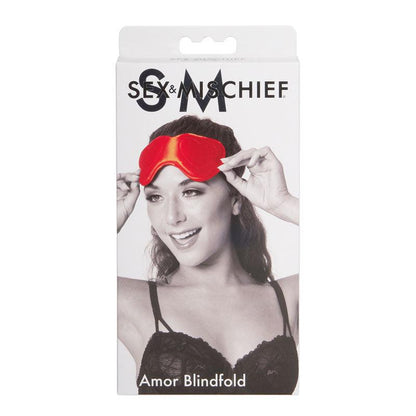 Sex & Mischief Amor Blindfold - Red Padded Blindfold - SS10005