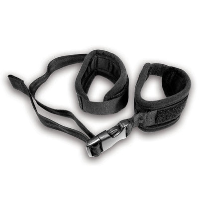 Sex & Mischief Adjustable Handcuffs - Black Restraints - SS10027