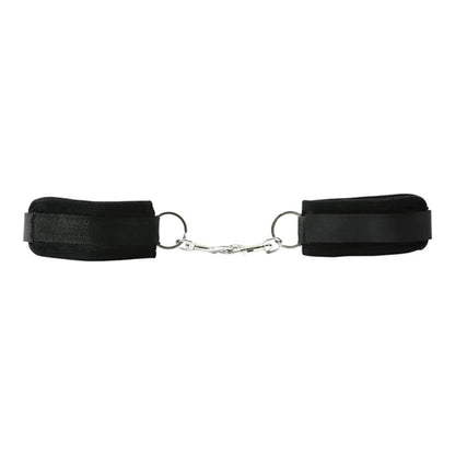 Sex & Mischief Black Beginner's Handcuffs - Black Restraints - SS10028