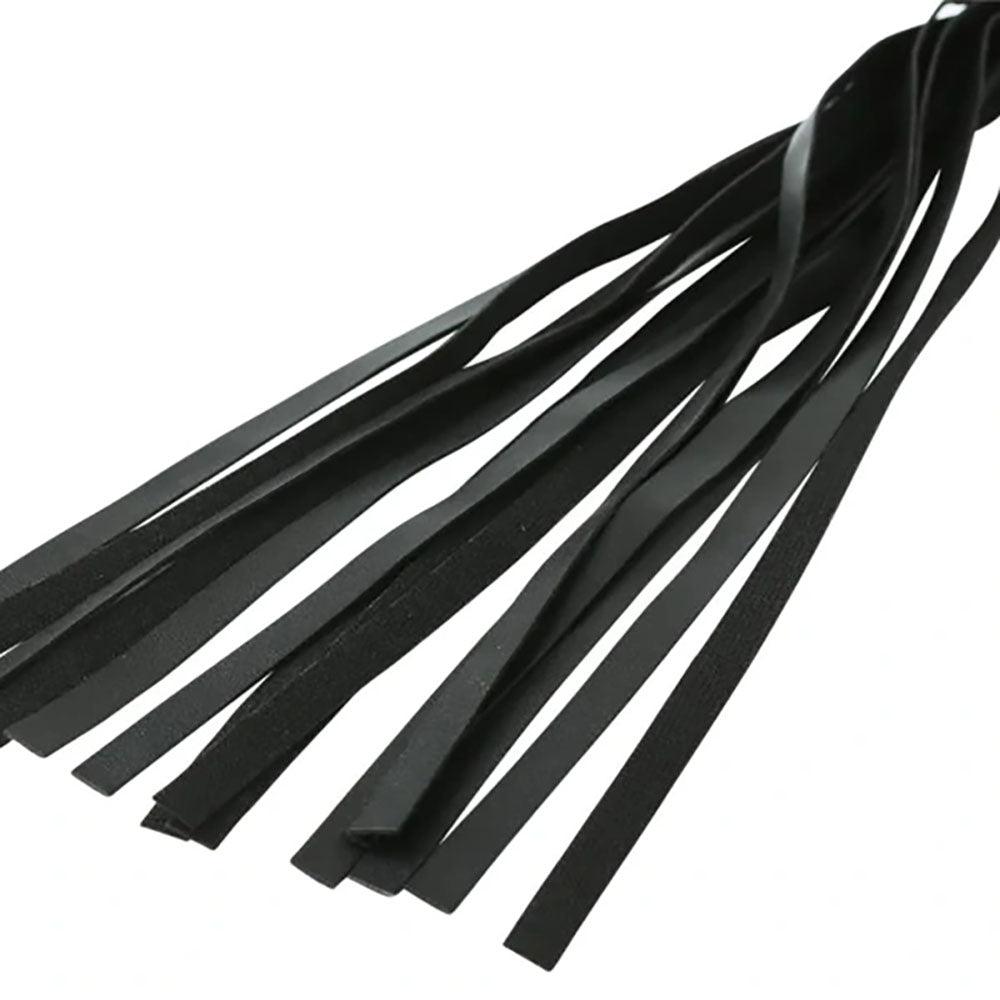 Sex & Mischief Mini Flogger - Black 53 cm Flogger Whip - SS10046