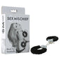 Sex & Mischief Furry Handcuffs - Black - Black Restraints - SS10066