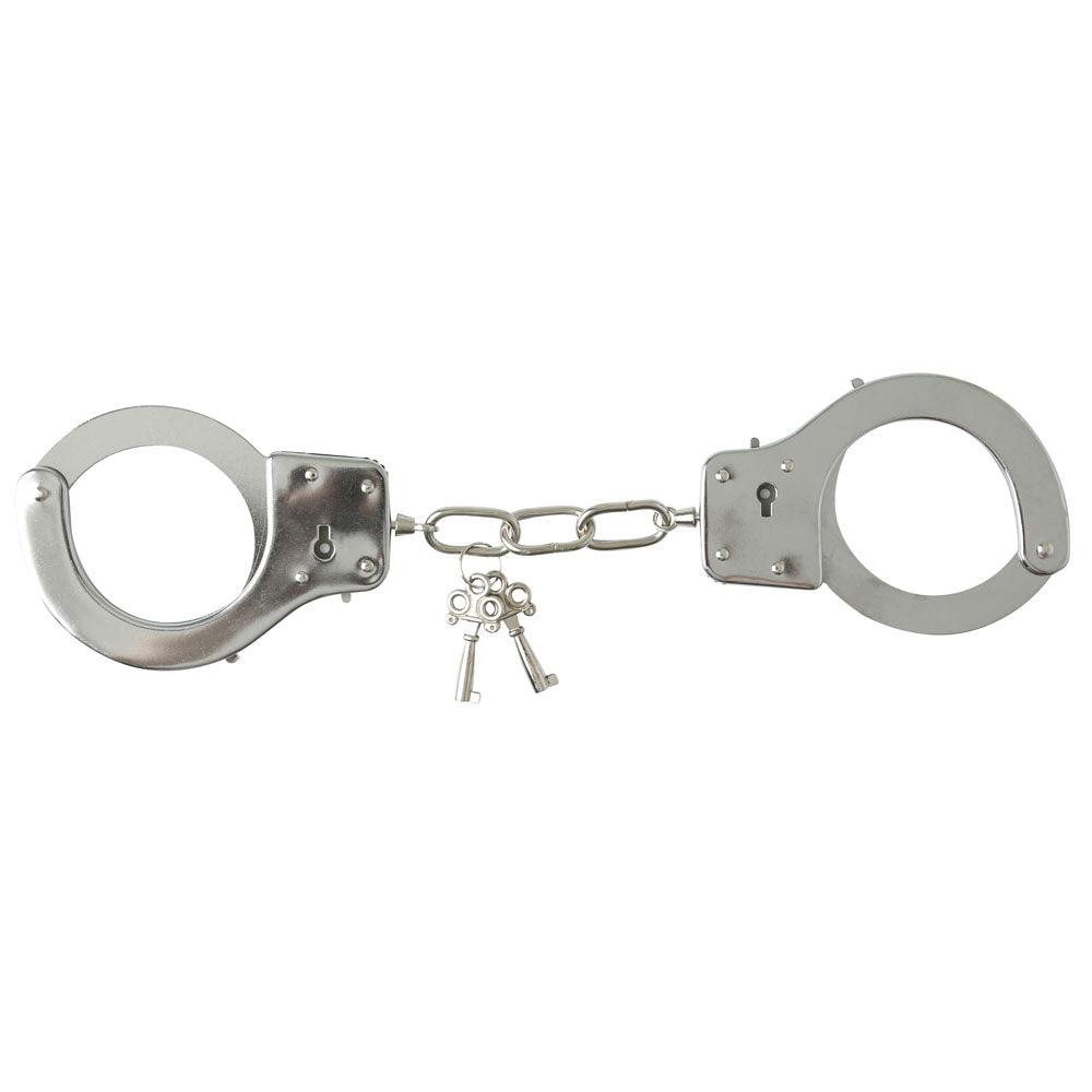 Sex & Mischief Metal Handcuffs - Metal Restraints - SS10078