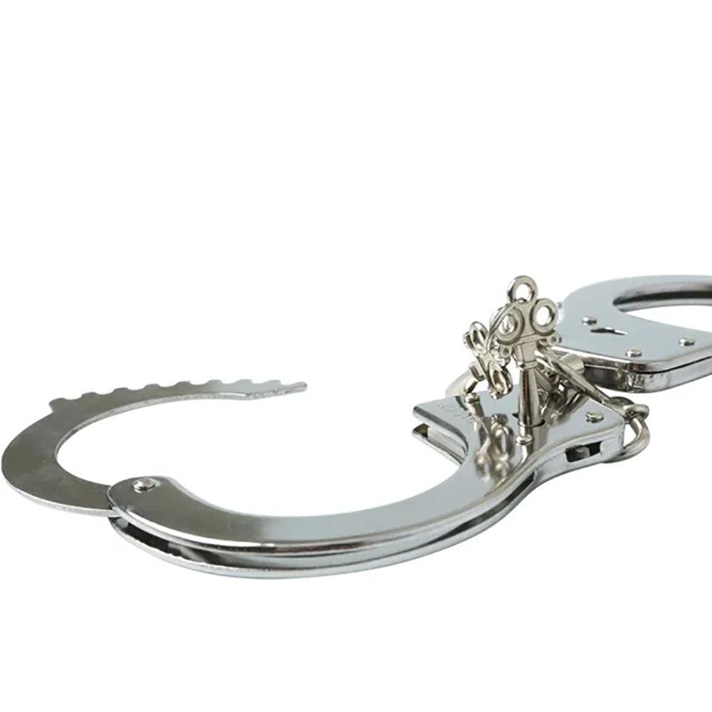 Sex & Mischief Metal Handcuffs - Metal Restraints - SS10078