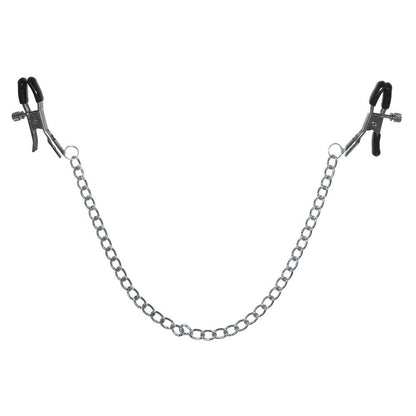 Sex & Mischief Chained Nipple Clamps - Nipple Clamps with 30 cm Chain - SS10089