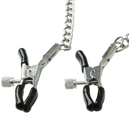 Sex & Mischief Chained Nipple Clamps - Nipple Clamps with 30 cm Chain - SS10089