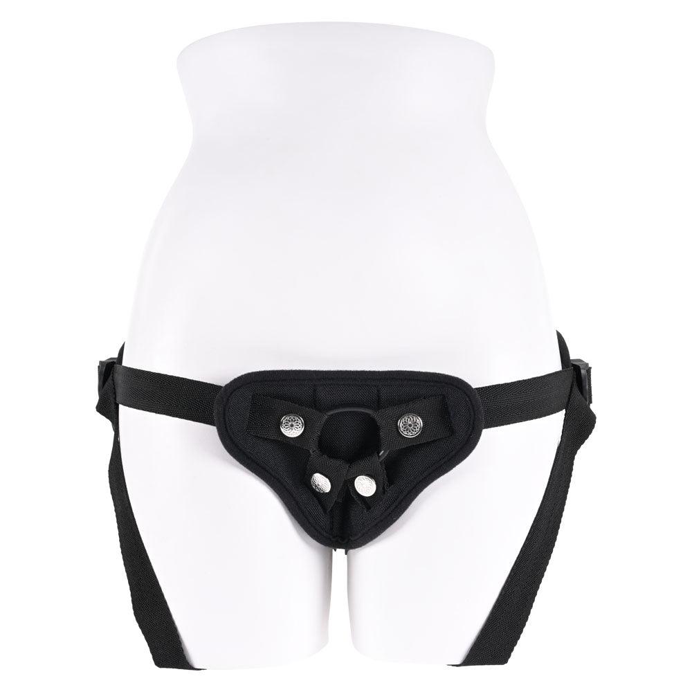 SPORTSHEETS Breathable Strap On - Black Adjustable Strap-On Harness (No Probe Included) - SS31002