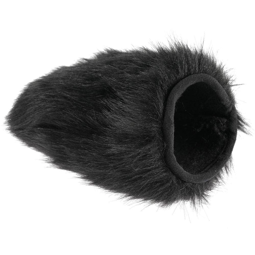 SPORTSHEETS Spiked Sensory Mitt - Black Furry Mitt with Spikes - SS32405