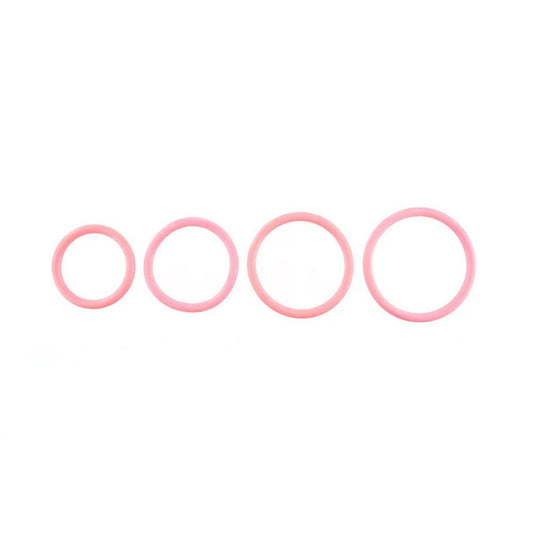 SPORTSHEETS Rubber O-Ring 4 Pack - Coral - Coral Rings - 4 Pack - SS69824