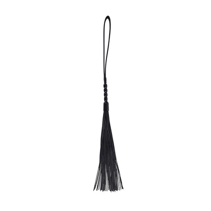 Sex & Mischief Noir Whip - Black 40 cm Rubber Whip - SS92124