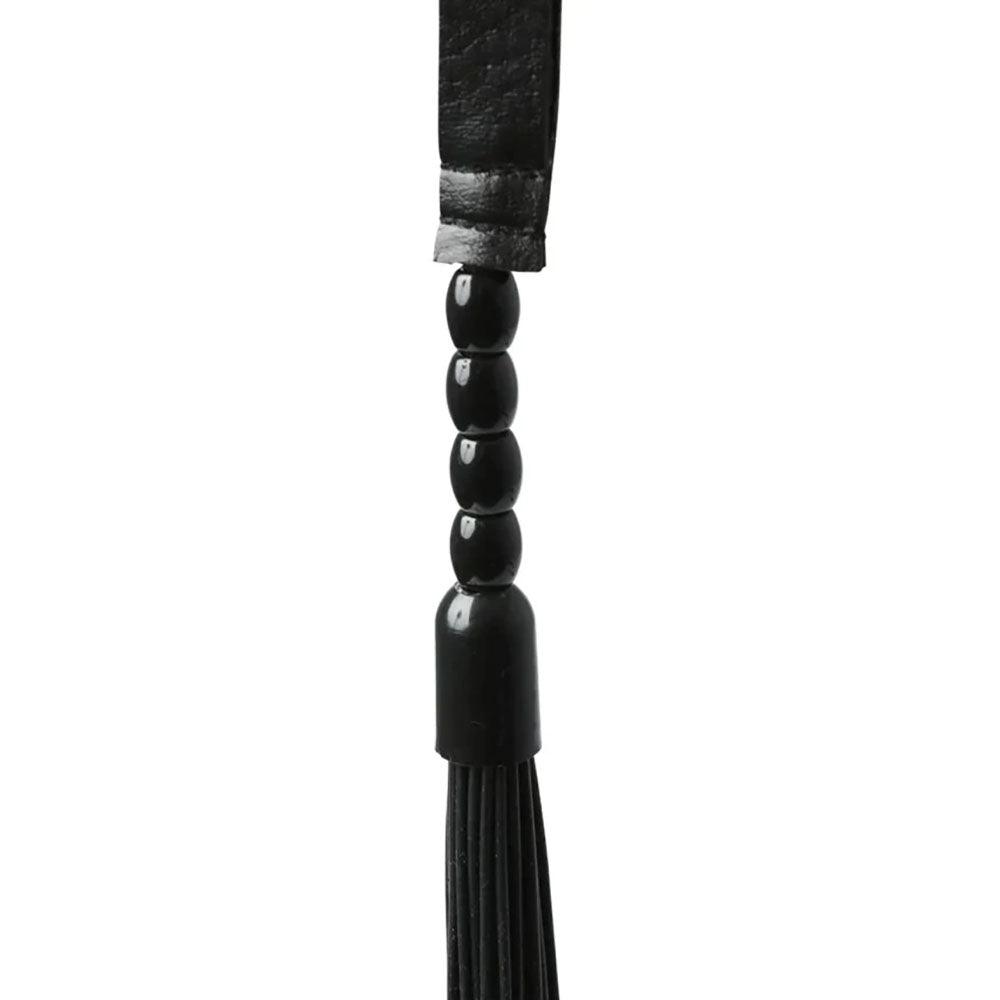 Sex & Mischief Noir Whip - Black 40 cm Rubber Whip - SS92124