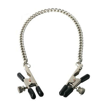 Master Series Ox Bull Nose Nipple Clamps - Metal Nipple Clamps with Chain - ST188