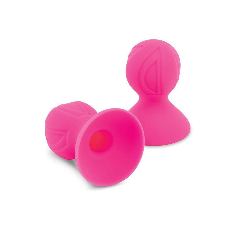 Size Up Silicone Nipple Suckers XL - Pink - Set of 2 - SU103