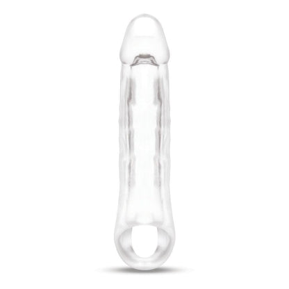 Size Up 2 Inch See-Thru Penis Extender with Ball Loop - Clear 5 cm (2'') Penis Extension Sleeve - SU402