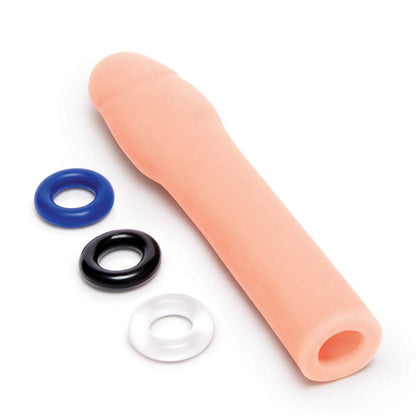 Size Up Realistic 2 Inch Penis Extender - Flesh 5 cm (2'') Penis Extension Sleeve - SU403