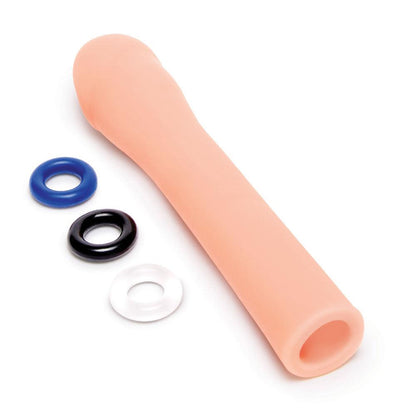 Size Up Realistic 3'' Penis Extender - Flesh 7.6 cm (3'') Penis Extension Sleeve - SU406