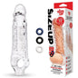 Size Up 1 Inch See-Thru Stretch Penis Extender - Clear 2.5 cm (1'') Penis Extension Sleeve - SU408