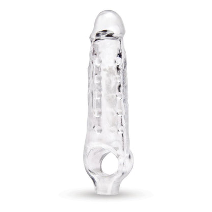 Size Up 1 Inch See-Thru Stretch Penis Extender - Clear 2.5 cm (1'') Penis Extension Sleeve - SU408