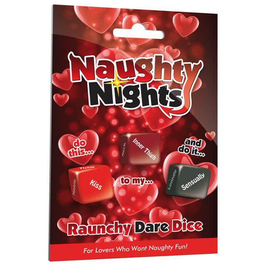 Naughty Nights Raunchy Dare Dice - Lovers Dice Game - USNND