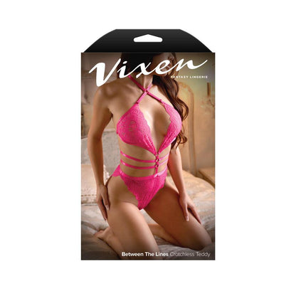 VIXEN BETWEEN THE LINES - 1Size - Hot Pink - One Size - V805-OS-B