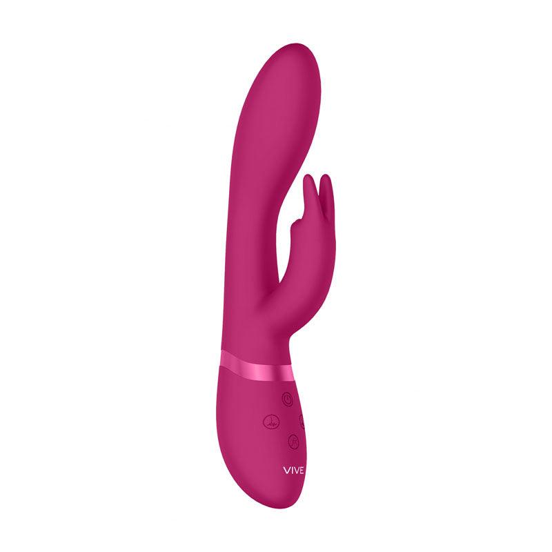 Vive Zosia - Pink 21.3 cm USB Rechargeable Rabbit Vibrator - VIVE016PNK