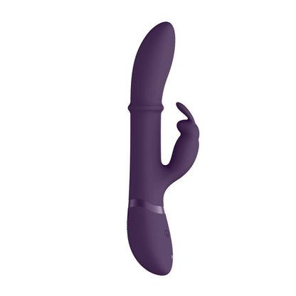 Vive Halo - Purple 24.5 cm USB Rechargeable Rabbit Vibrator - VIVE023PUR