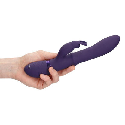 Vive Halo - Purple 24.5 cm USB Rechargeable Rabbit Vibrator - VIVE023PUR