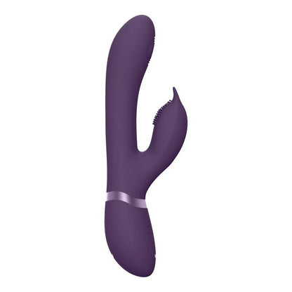 VIVE Aimi - Purple - Purple 22.3 cm USB Rechargeable Rabbit Vibrator - VIVE029PUR